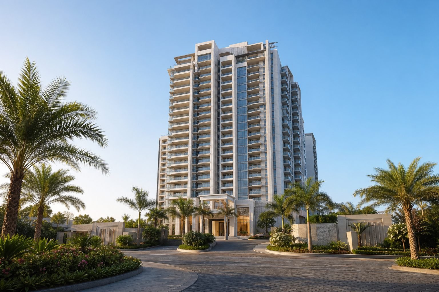 Luxury residential tower in Hyderabad
